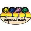 Laguna Beach 4 Colored Palms