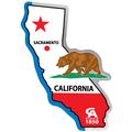California Flag State Cut Out
