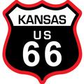 Route 66 Color Shield Kansas