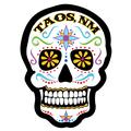 Taos, NM White Sugar Skull