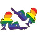 Pride Mudflap Girls