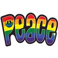 Rainbow Peace Text