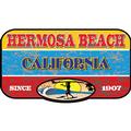 Hermosa Beach, California Rectangle with Endless Summer Oval Insert