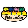 4 Colored Palm Trees