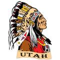 Utah Native American Head