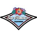 San Clemente Diamond With Hibiscus