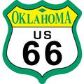 Route 66 Color Shield Oklahoma