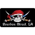 Bourbon Street, LA Pirates with Swords Rectangle
