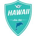 Hawaii Teal Shield with Dolphin