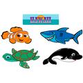 Kid Sea Creatures 4 Up