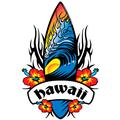 Hawaii Tribal Surfboard