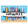 Hawaii Bus Corner View Vertical with Cut Corners