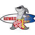 Hawaii Shark with Surfboard