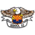 Eagle Holding Arizona Flag Shield