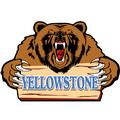 Black Bear Holding Sign