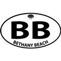 Bethany Beach, DE BB Euro Oval With Shell