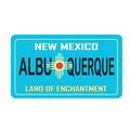 New Mexico Blue License Plate