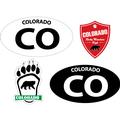 4 Up Two Ovals, Paw & Shield