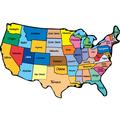 USA Map Multicolor