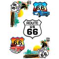 Route 66 Quad Corner Decals