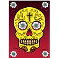 Yellow Sugar Skull