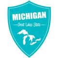 Teal Vert Shield Great Lakes