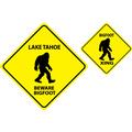 Lake Tahoe Bigfoot Warning Signs