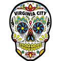 Virginia City, SUGAR SKULL WHITE with YE