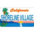 Palms Sunset License Plate