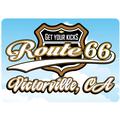 Route 66 Get Your Kicks Brown Shield