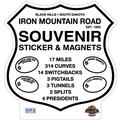 Iron Mountain Road White Shield Header