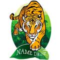Tiger Stalking Jungle