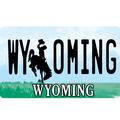 Wyoming License Plate