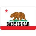 Baby in Car Surf Oval
