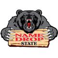 Angry Black Bear Holding Sign