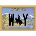 Wyoming WY License Plate