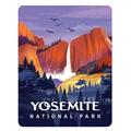 Yosemite Waterfall Colorful