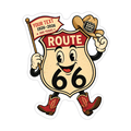 Centennial Sign Mascot Cowboy Hat