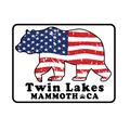 Twin Lakes Mammoth Bear USA Flag