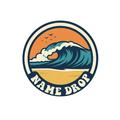 Wave Circle Badge