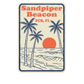 Sandpiper Beacon palm trees sunset