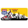 Wigwam Hotel tee-pee Motorcycle