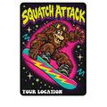Squatch Attack Snowboarder