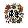 Hike More Camping Collage